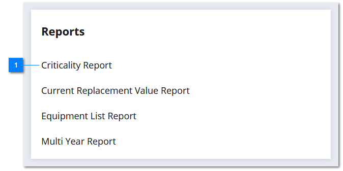 Crticality Report 